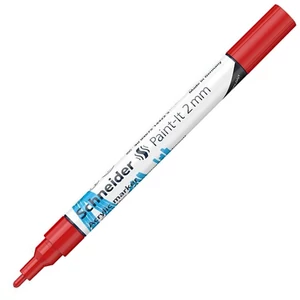 Dekormarker 2mm Schneider akril,Paint-It 310, piros TSC310P