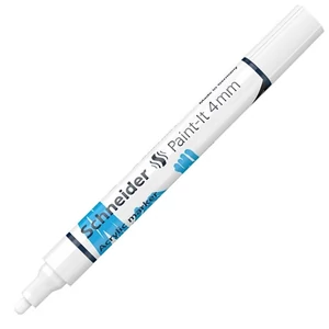 Dekormarker 4mm Schneider akril, Paint-It 320, fehér TSC320F