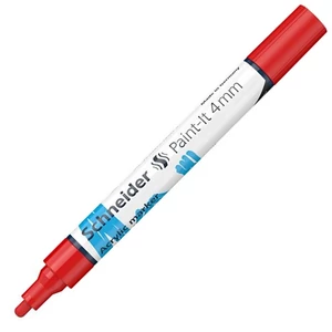 Dekormarker 4mm Schneider akril, Paint-It 320, piros TSC320P
