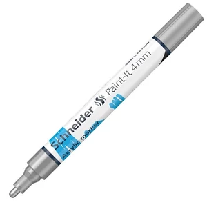 Dekormarker 4mm Schneider akril,Paint-It 320, ezüst TSC320E
