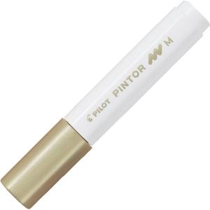 Lakk Decomarker Pilot Pintor M' 1,4mm vízbázisú arany Írószerek PILOT SW-PT-M-GD