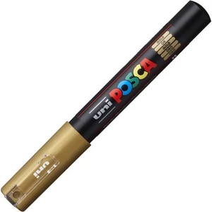 Decormarker UNI-BALL Posca 0,7-1mm vízbázisu akril marker arany Írószerek UNI Posca PC-1M