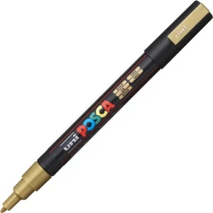 Decormarker UNI-BALL Posca 0,9-1,3mm vízbázisu akril marker arany Írószerek UNI Posca  PC-3M GOLD