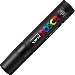 Dekormarker Uni 15 mm, vágott, Posca PC-17K, fekete