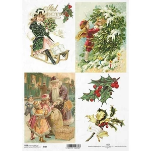 Decoupage rizspapír A4