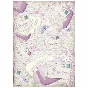 Decoupage rizspapír A4 Provence levelek