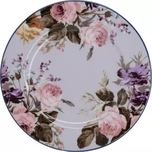 Tányér desszertes porcelán Katie Alice Grey Floral, Wild Apricity, 190x15x190mm 5234509