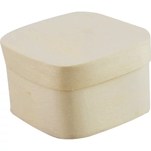 Fa doboz négyszögletű háncs 5x5x3cm 3 cm