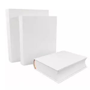 Díszdoboz könyv alakú S3/2 papír, fehér Az ár egy dobozra vonatkozik