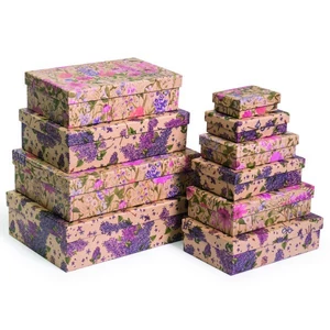 Díszdoboz papír téglalap 24' S10/3 12,6 x 8,6 x 3,6 cm Az ár egy darabra vonatkozik!