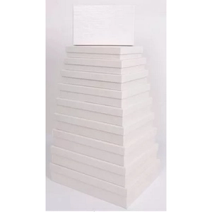Díszdoboz téglalap alakú S10/2 papír, fehér Az ár egy dobozra vonatkozik