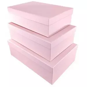 Díszdoboz téglalap alakú S3/3 papír, púder rózsaszín Az ár egy dobozra vonatkozik