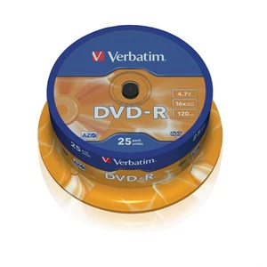 DVD-R Verbatim Azo 4, 7GB 16x 25db/henger VERBATIM 43522