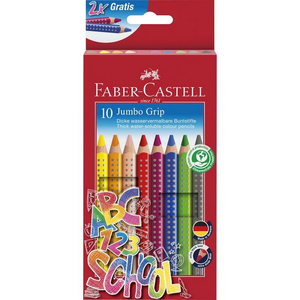 Faber-Castell színes ceruza 10db-os, Grip Jumbo 