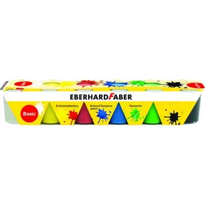 Eberhard Faber tempera 6x25ml-es tégelyes "alap színek E575509