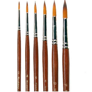 Ecset Munkácsy 1-es tűhegyű, szintetikus, sörte M875.01 Művészeti kellék !