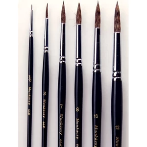 Ecset Munkácsy 2-es lapos, Mókusszőr ecset Művészeti kellék !