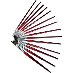 Ecset No.4 Pulse kerek festett fanyél, póniszőr Iskolaszerek PULSE 220226