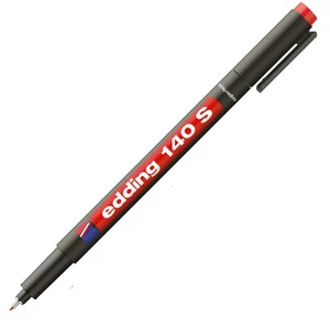 Edding 140S piros OHP OHP-permanent alkoholos marker 0,3mm filc, marker
