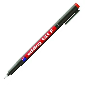Edding 141F piros OHP permanent alkoholos marker 0,6mm filc, marker