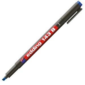 Edding 143B kék permanent alkoholos marker 1-3mm filc, marker