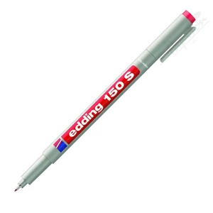 Edding 150S piros OHP nem permanent marker 0,6mm filc, marker