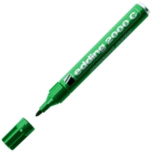 Edding 2000 zöld permanent alkoholos marker 1,5-3mm filc, marker alkoholos marker