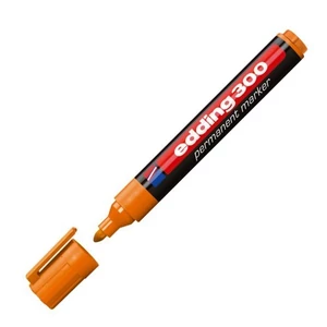 Edding 300 kerek hegyű narancs permanent alkoholos marker 1,5-3mm alkoholos filc, marker