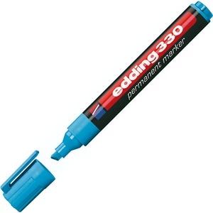 Edding 330 vágott hegyű v.kék permanent alkoholos marker 1-5mm alkoholos filc, marker