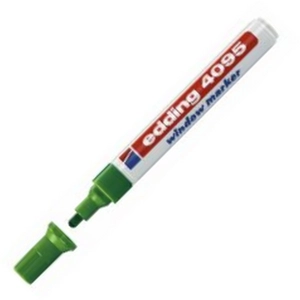 Edding 4095 krétamarker zöld 4-15mm vágotthegyű Üvegreíró marker Edding 4095 