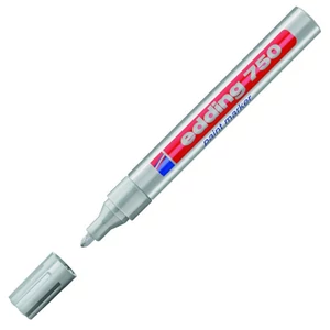 Edding 750 kerek hegyű ezüst lakkmarker 2-4mm jelölésre Üveg, porcelán, műanyag, fém 
