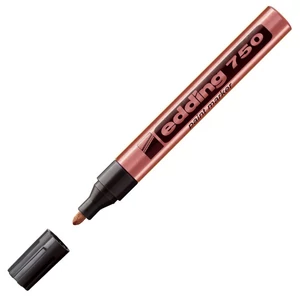 Edding 750 kerek hegyű vör.réz lakkmarker 2-4mm jelölésre Üveg, porcelán, műanyag, fém 
