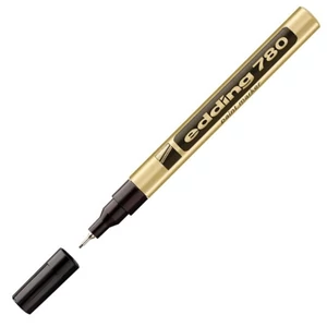 Edding 780 arany lakkmarker 0,8mm jelölésre Üveg, porcelán, műanyag, fém