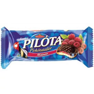 Édes kekszek Győri Pilóta piskótatallér, málna, 147g KHE010