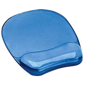 Egéralátét Fellowes Crystals™ Gel géltöltésű ergonóm csuklótámasszal kék