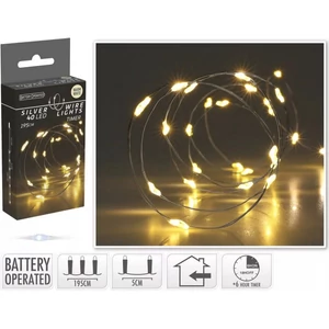 Égősor fényfűzér 40 led '24 195 cm kpm