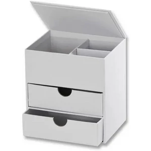 Ékszeres doboz 13x9,7x14cm fehér 