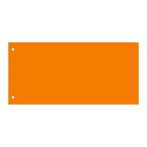 Elválasztócsík karton Victoria 235x105mm narancssárga 50ív/csom Iratrendezés Victoria