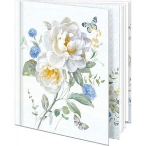 Emlékkönyv Argus (12,5x14,6cm) White rose 1431-0400