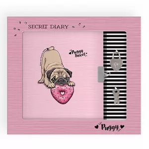 Emlékkönyv Argus lakattal  Sweet Puggy Mops