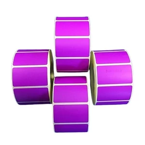 Etikett thermo 25x45mm 1000 etikett/tekercs lila