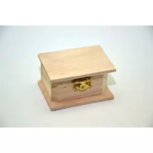 Fa doboz minni dekorálható doboz alakú GRAVÍROZHATÓ