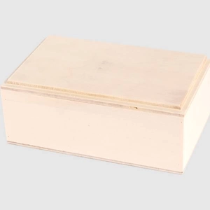 Fa doboz téglalap alakú 22x13x8,5cm