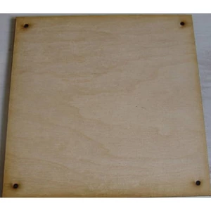 Fa fali tábla natúr 16x16 cm - kis szalvéta méret