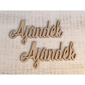 Fa felirat tábla Ajándék 2db/cs