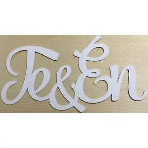 Fa felirat tábla fehér Te
