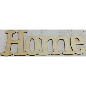 Fa felirat tábla Home 25x8cm