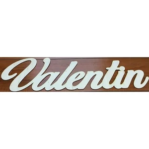 Fa felirat tábla Valentin 75x20cm