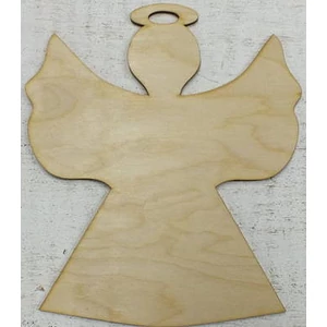 Fa figura angyal 18x15, 5cm