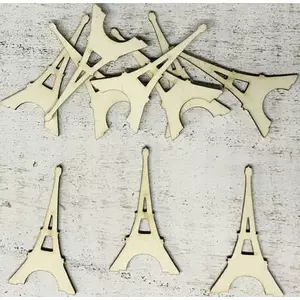 Fa figura Eiffel-torony 3, 5x6cm 10 db/cs